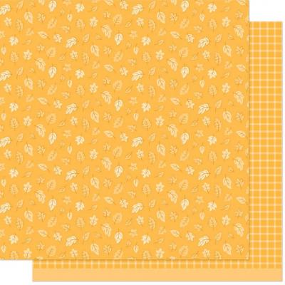 Lawn Fawn Designpapier Falling Leaves - Elm